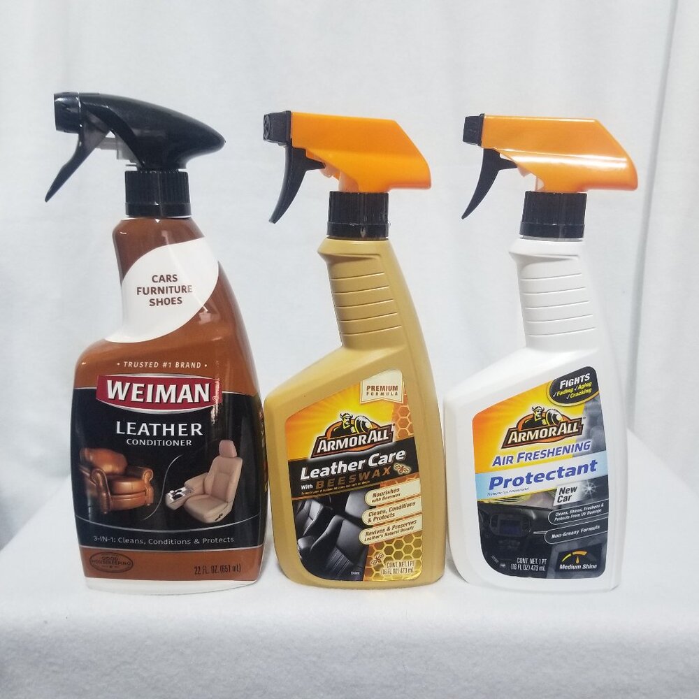 Weiman ArmorAll Care Care Set 3 Bottles Brand New Never used